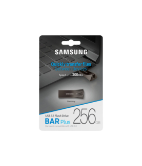 Samsung | BAR Plus | MUF-256BE4/APC | 256 GB | USB 3.1 | Grey