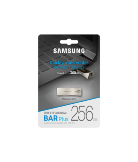 Samsung | BAR Plus | MUF-256BE3/APC | 256 GB | USB 3.1 | Silver