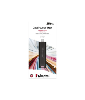 Kingston | USB Flash Drive | DataTraveler Max | 256 GB | USB 3.2 Gen 2 Type-C | Black