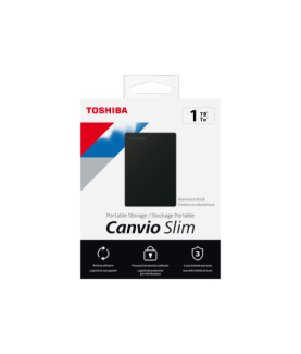 Canvio Slim | HDTD310EK3DA | 1000 GB | 2.5 " | USB 3.2 Gen1 | Black