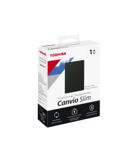 Canvio Slim | HDTD310EK3DA | 1000 GB | 2.5 " | USB 3.2 Gen1 | Black