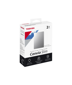 Canvio Slim | HDTD320ES3EA | 2000 GB | 2.5 " | USB 3.2 Gen1 | Silver