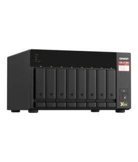 QNAP | 8-Bay QTS and QuTS hero NAS | TS-873A-8G | Up to 8 HDD/SSD Hot-Swap | AMD Ryzen | Ryzen V1500B Quad-Core | Processor fre