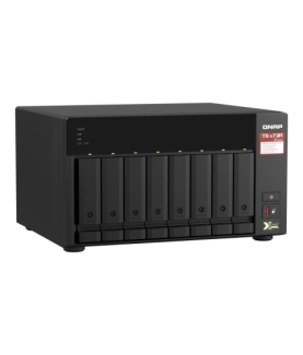 QNAP | 8-Bay QTS and QuTS hero NAS | TS-873A-8G | Up to 8 HDD/SSD Hot-Swap | AMD Ryzen | Ryzen V1500B Quad-Core | Processor fre