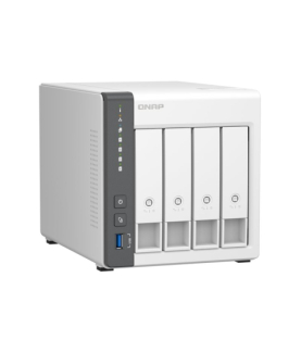 QNAP | 4 Bay ARM | TS-433-4G | Cortex-A55 | ARM 4-core | Processor frequency 2.0 GHz | 4 GB | On board (non-expandable)