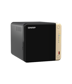 QNAP | 4-Bay desktop NAS | TS-464-8G | Intel Celeron | N5095 4-core | Processor frequency 2.9 GHz | 8 GB