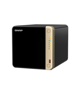 QNAP | 4-Bay desktop NAS | TS-464-8G | Intel Celeron | N5095 4-core | Processor frequency 2.9 GHz | 8 GB