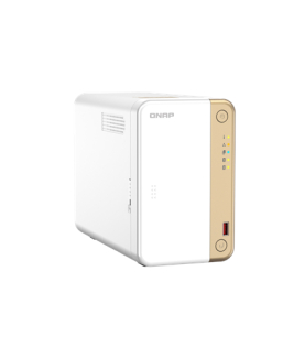 QNAP | 2-Bay desktop NAS | TS-262-4G | Intel Celeron | N4505 2-core | Processor frequency 2.9 GHz | 4 GB