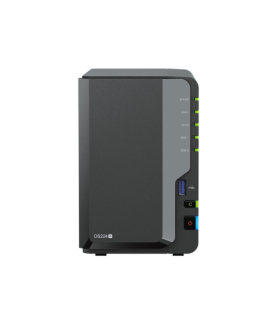 Synology | Tower NAS | DS224+ | up to 2 HDD/SSD | Intel Celeron | J4125 | Processor frequency 2.0 GHz | 2 GB | DDR4