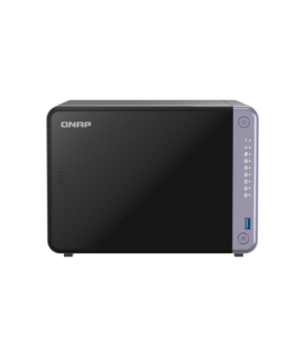 QNAP Cost-effective 6-bay 10GbE NAS | TS-632X-4G | Alpine | AL524 | Processor frequency 2 GHz | 4 GB | DDR4 SODIMM | 120W adapt