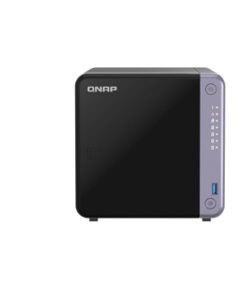 QNAP Cost-effective 4-bay 10GbE NAS | TS-432X-4G | Alpine | AL524 | Processor frequency 2 GHz | 4 GB | DDR4 SODIMM | 90W adapte