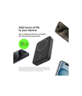 Belkin BoostCharge Pro Magnetic Power Bank with Qi2 15W 10K | 10000 mAh | Black