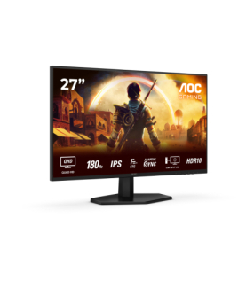 AOC Q27G42XE | 27 " | IPS | QHD | 16:9 | 180 Hz | 1 ms | 2560 x 1440 pixels | 300 cd/m | HDMI ports quantity 2 | Black