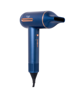 Adler Hair Dryer | AD 2271 SUPERSPEED | 1500 W | Number of temperature settings 6 | Ionic function | Diffuser nozzle | Blue
