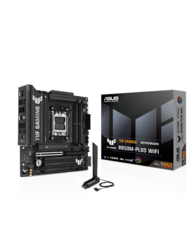 Asus TUF GAMING B850M-PLUS WIFI | Processor family AMD | Processor socket AM5 | DDR5 | Supported hard disk drive interfaces M.2