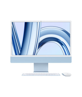 Apple iMac 24 4.5K Retina, Apple M3 8C CPU, 10C GPU/8GB/256GB SSD/Blue/SWE | Apple