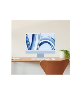 Apple iMac 24 4.5K Retina, Apple M3 8C CPU, 10C GPU/8GB/256GB SSD/Blue/SWE | Apple