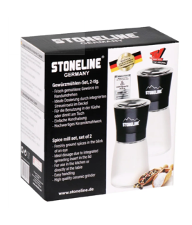 Stoneline | Salt and pepper mill set | 21653 | Mill | Housing material Glass/Stainless steel/Ceramic/PS | The high-quality cera