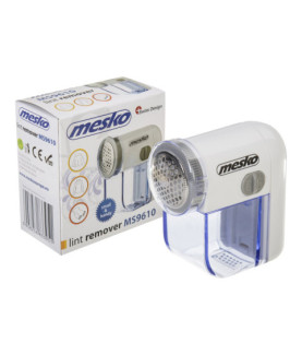 Mesko | Lint remover | MS 9610 | White | AAA batteries