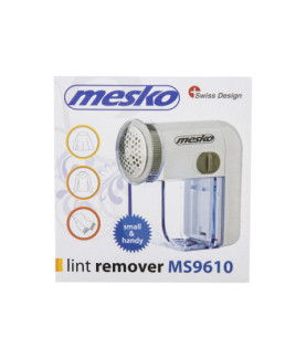 Mesko | Lint remover | MS 9610 | White | AAA batteries