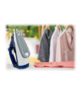 TEFAL | FV2838E0 | Steam Iron | 2400 W | Water tank capacity 270 ml | Continuous steam 40 g/min | Blue/White