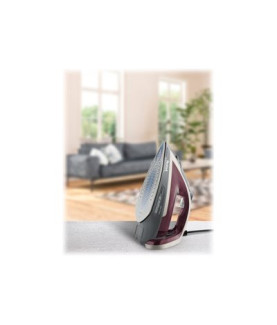 TEFAL | FV6870E0 | Steam Iron | 2800 W | Water tank capacity 270 ml | Continuous steam 40 g/min | Red/Grey