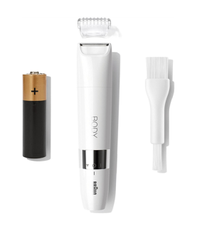 Braun | Body Mini Trimmer | BS1000 | Bulb lifetime (flashes) Not applicable | Number of power levels 1 | Wet & Dry | White