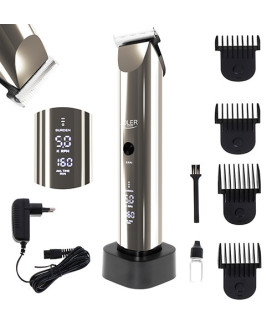 Adler | Hair Clipper | AD 2834 | Cordless or corded | Number of length steps 4 | Silver/Black