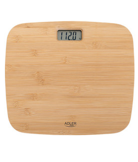 Adler | Bathroom Bamboo Scale | AD 8173 | Maximum weight (capacity) 150 kg | Accuracy 100 g