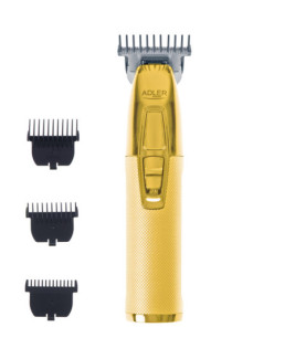 Adler | Professional Trimmer | AD 2836g | Cordless | Number of length steps 1 | Gold