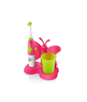 ETA | Toothbrush with water cup and holder | Sonetic ETA129490070 | Battery operated | For kids | Number of brush heads include