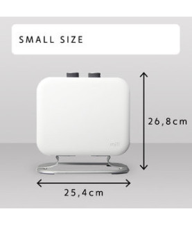 Mill | Heater | CUS1800MECWA | Fan heater | 1800 W | Number of power levels 2 | Suitable for rooms up to 10-30 m | White