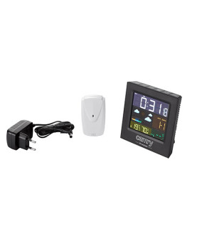 Camry | Weather station | CR 1166 | Black | Date display