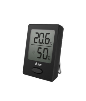 Duux | Sense | Black | LCD display | Hygrometer + Thermometer