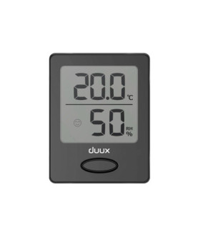 Duux | Sense | Black | LCD display | Hygrometer + Thermometer