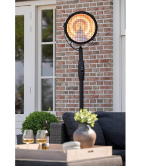 SUNRED | Heater | RSS19, Indus Bright Standing | Infrared | 2100 W | Black | IP54