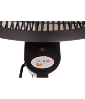 SUNRED | Heater | SMQ2000A, Elekra Quartz Standing | Infrared | 2000 W | Black | IP34