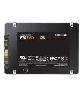 Samsung | SSD | 870 EVO | 2000 GB | SSD form factor 2.5" | Solid-state drive interface SATA III | Read speed 560 MB/s | Write s