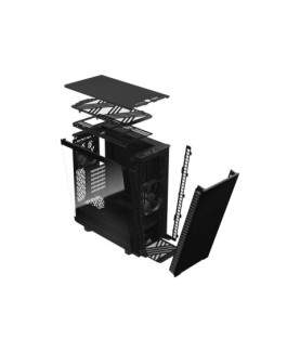 Fractal Design | Fractal Define 7 Compact Light Tempered Glass | Side window | Black | ATX | Power supply included No | ATX