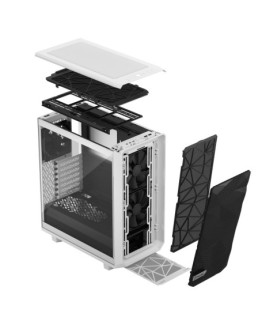 Fractal Design | Meshify 2 Compact Clear Tempered Glass | White | ATX