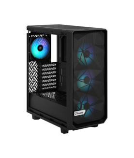 Fractal Design | Meshify 2 Compact Lite RGB | Side window | Black TG Light | Mid-Tower | Power supply included No | ATX