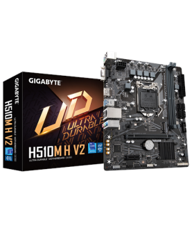 Gigabyte | H510M H V2 1.0 M/B | Processor family Intel | Processor socket LGA1200 | DDR4 DIMM | Memory slots 2 | Supported hard