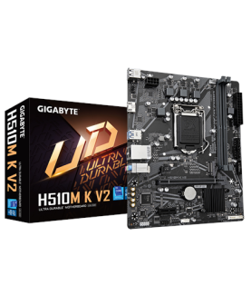 Gigabyte | H510M K V2 1.0 M/B | Processor family Intel | Processor socket LGA1200 | DDR4 DIMM | Memory slots 2 | Supported hard